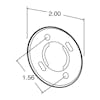 30 Series Flange Mount Kit - Measurements
