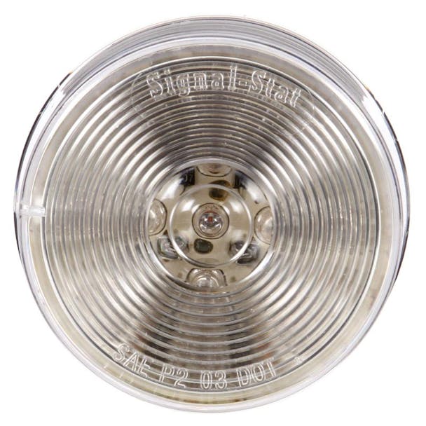 LED Signal Stat Marker-Clearance 2 1/2 " Lamp Clear Lens 1051A Front