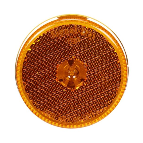 LED Signal Stat Marker-Clearance 2 1/2" Lamp With Reflective Lens