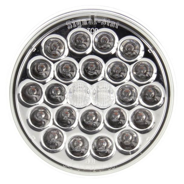 LED Signal Stat Rear Turn Round Lamp Clear Lens 4051A