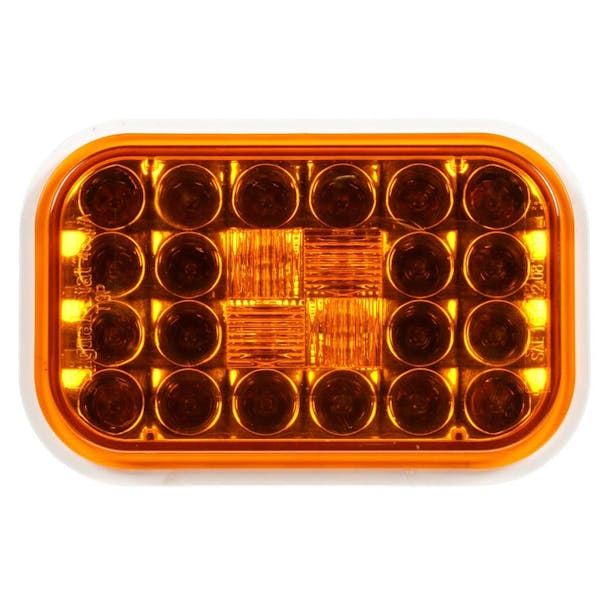 LED Signal Stat S/T/T & Rear Turn, Rectangular 24 Diode Pattern 4550A