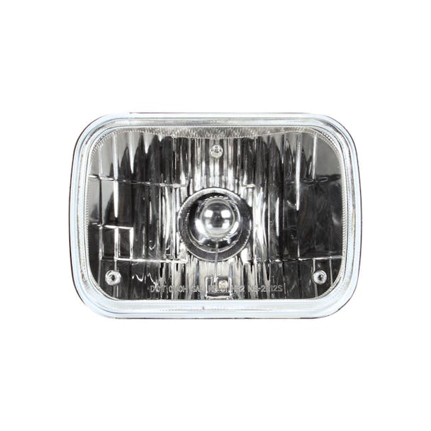 5"X7" Rectangular Halogen Single Bulb Headlight 27009 - Front