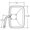Medium Duty Truck Mirror Dimensions