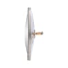 Universal Stainless Steel Convex Mirror Mount Assembly Side View