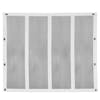 Peterbilt 365/367 Belmor Bug Screen Aluminum w/ Silver Mesh - Mesh View