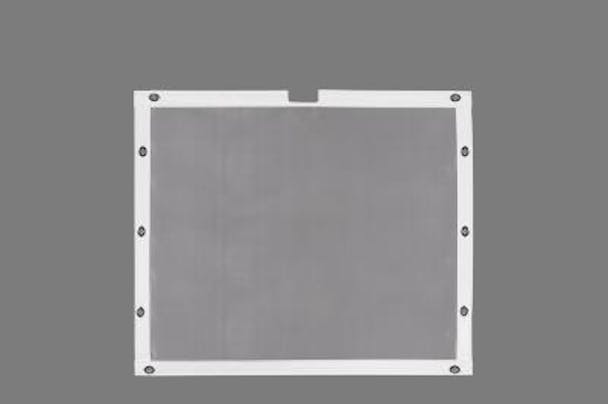 Kenworth T600A Belmor Bug Screen Aluminum With White Vinyl