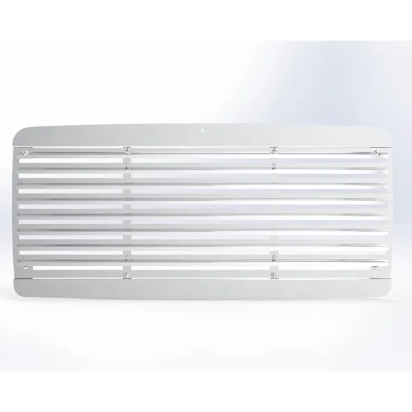 Freightliner FL 50 60 70 80 Stainless Steel Grill Insert On White Background