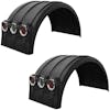 Minimizer Black 2480 Texas Double Deep Draw Fenders (Lightbox)