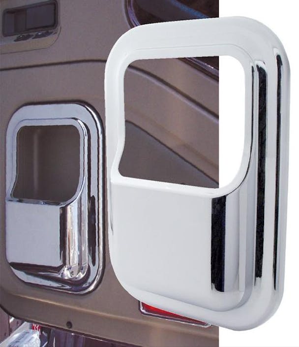 International I Model Chrome Plastic Door Pocket Cover