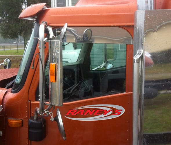 International 9200 9400 9900i Chop Top Door Trim Flat 5" Stainless Steel