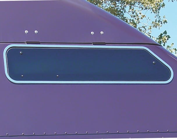 Kenworth 86" Studio Sleeper Upper Swing Out Window Trim