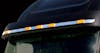 Freightliner Century Columbia Stock Visor Insert Trim Close Up