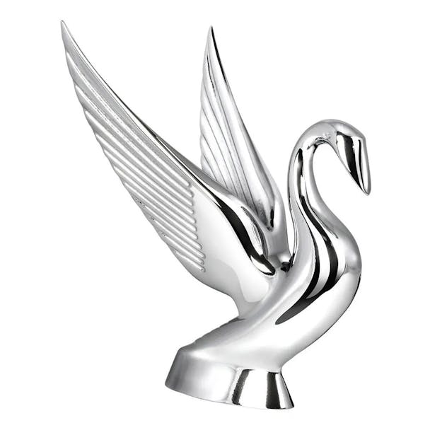 Chrome Swan Truck Hood Ornament By Grand General - Thumbnail