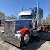 Freightliner FLD 120 Classic Grill Stainless Steel Vertical Bars On Truck
