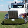 Freightliner FLD 120 Classic Grill Stainless Steel Vertical Bars Side