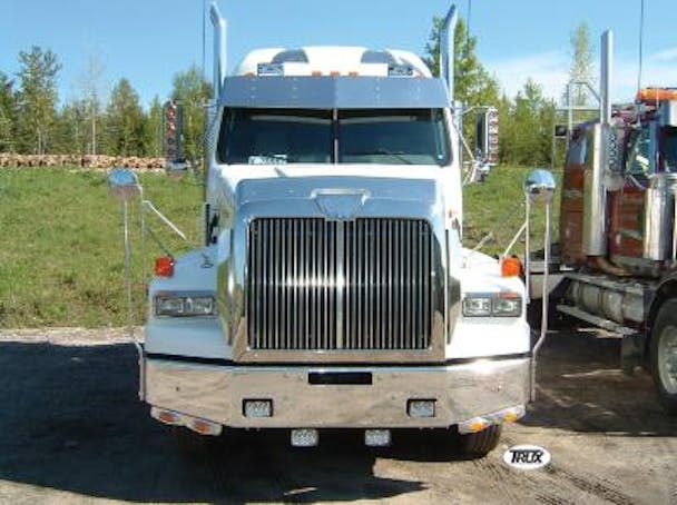 Western Star Heritage Drop Visor 11"