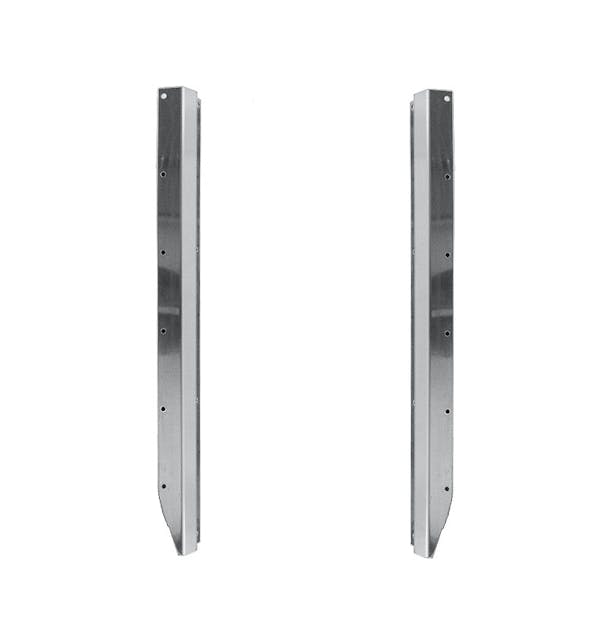 Kenworth W900 Grill Surround Left & Right Replacement Pieces Stainless Steel