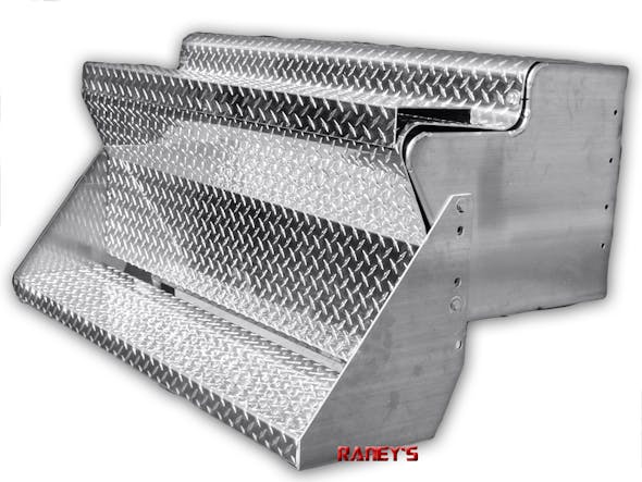 Kenworth W900 T800 Aluminum Diamond Battery Box Assembly