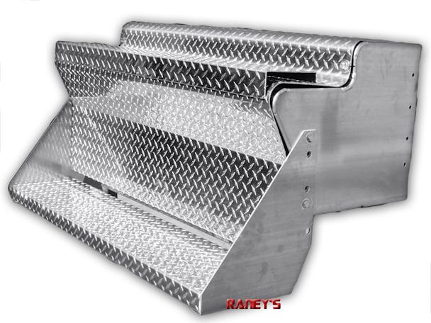 Kenworth W900 T800 Aluminum Diamond Battery Box Assembly