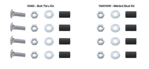 Top Mud Flap Plate Hardware