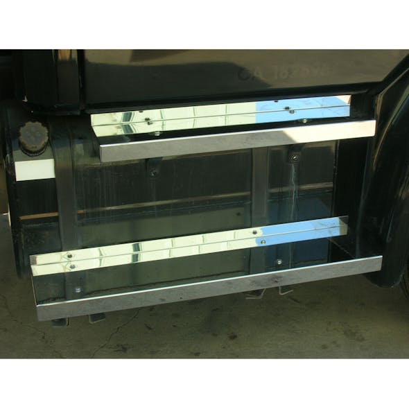 Freightliner FL 50 60 70 80 Stainless Steel Step Covers 4 pieces - Thumbnail