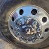 Chrome Front Axle Wheel Cover With Removable Hubcap & Lug Nut Covers on wheel
