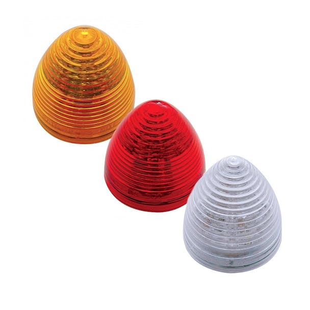 2.5" Clearance Marker Light Amber Red and Clear Beehive