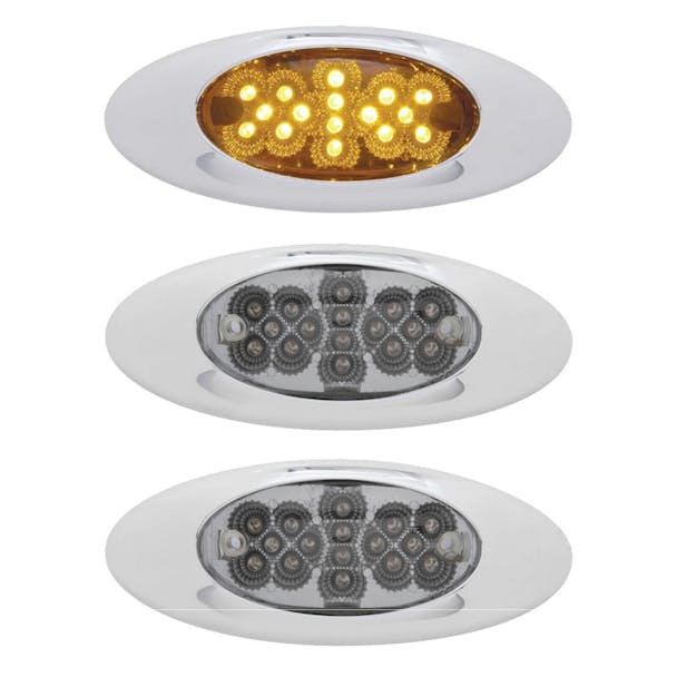 16 LED Phantom I Clearance Marker Light With Reflectors