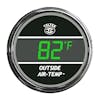 Outside Air Temperature Truck TELTEK Gauge - Green
