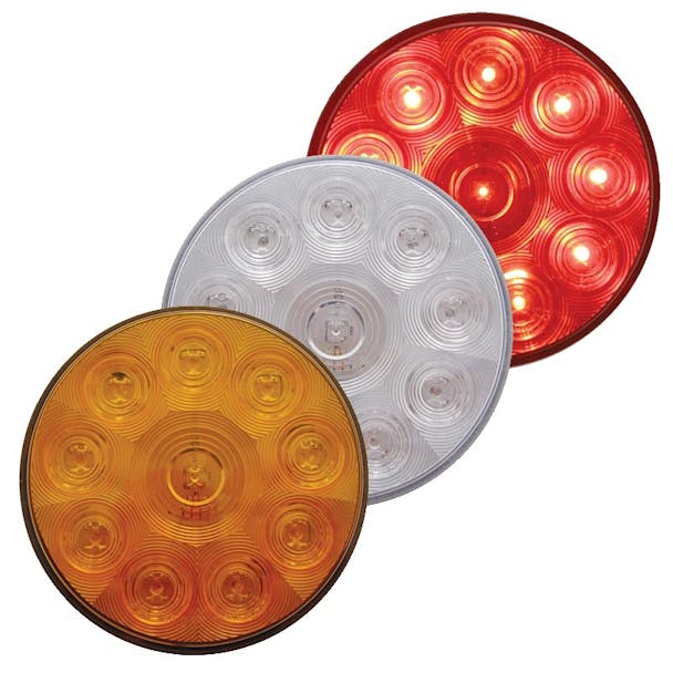 10 LED 4" Round STT And PTC Light