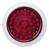 40 LED 4" Round STT And PTC Light - Deep Dish Red