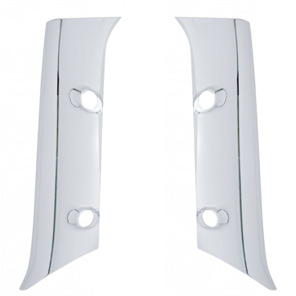 Kenworth 2006+ Chrome Interior Windshield Post Trims