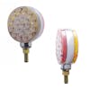 21 LED Double Face Turn Signal Light Clear Bubble Lens