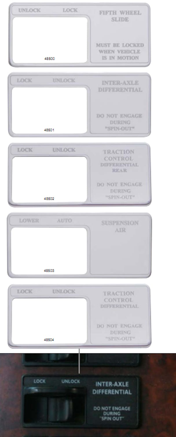 Freightliner Stainless Steel Suspension Air Switch Guard