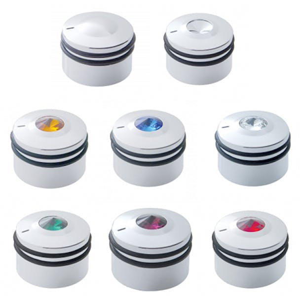 Peterbilt Deluxe Chrome AC Control Knob with Diamond