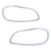 Freightliner M2 Chrome Headlight Bezel Trim Driver & Passenger Side - Thumbnail