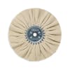Zephyr White Medium Light Cutting Airway Buffing Wheel 10 Flat