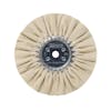Zephyr White Medium Light Cutting Airway Buffing Wheel 8 Flat