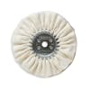 White Domet Flannel Final Finish Buff Airway Buffing Wheel 8" Flat