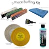 Zephyr 8 Piece Buffing Kit Contents