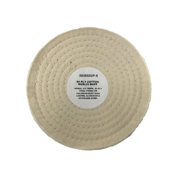 Zephyr Muslin Cotton 50ply Final Finish Buffing Wheel