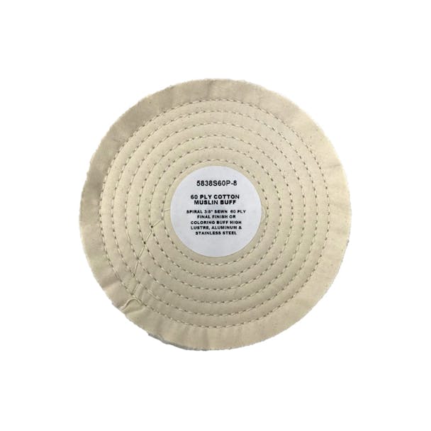 Zephyr Muslin Cotton 60ply Final Finish Buffing Wheel