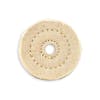 Zephyr 3" Cotton Muslin 40ply Final Finish Buffing Wheel Back