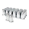 Chrome Extra Tall Push On Lug Nut Cover 33mm 20 Pack - Bulk