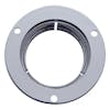 Round Chrome Plastic Mounting Bezel Security Flange