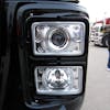 Rectangular Headlights LED 165mm Crystal Projection 6" x 4" On Truck