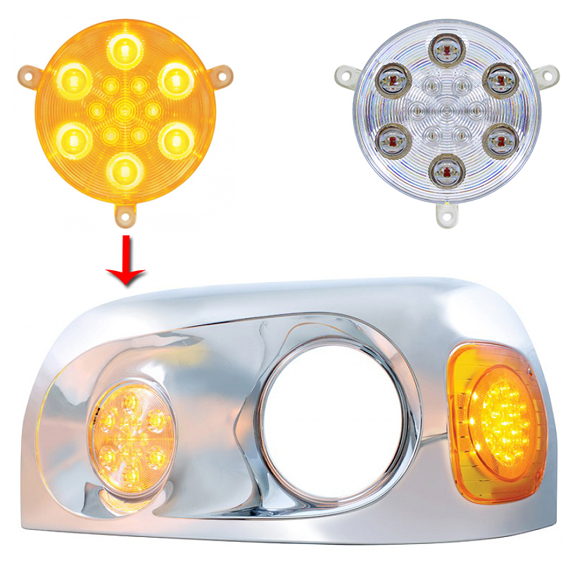 Freightliner Century High Powered LED Clear Daytime Running
