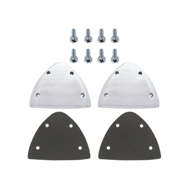 Peterbilt Aluminum Headlight Turn Signal Cover Full Kit