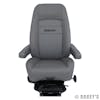 Low Profile Pro Ride Bostrom Seat Ultra Leather Grey