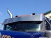 Kenworth W900L Stainless Steel Blind Mount Bowtie Visor